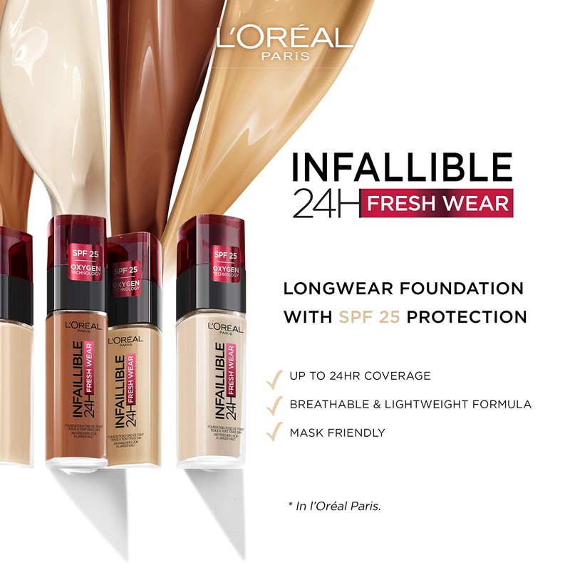 L'ORÉAL PARIS INFAILLIBLE 24H Fresh Wear Makeup 30ml