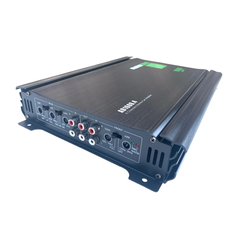 Audio360 AD1600.4 4-Channel Car Audio Amplifier, 1600W Max Power, Compact