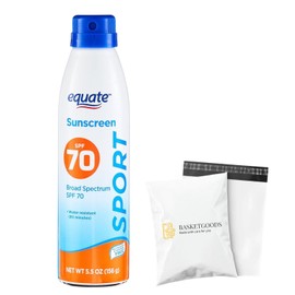 Equate Sunscreen SPF 70- Sport Broad Spectrum Spray (pack of 1), Set By Basket Goods
