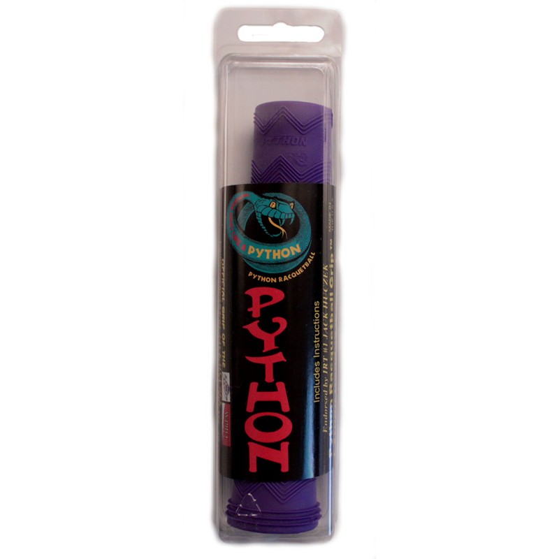 Python Racquetball Replacement Rubber Grip, Purple