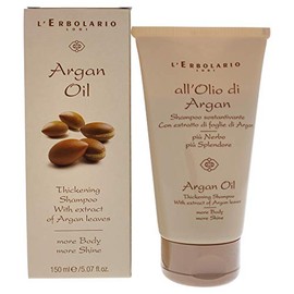 LErbolario Lerbolario thickening shampoo - argan oil - highly-rich, nourishing shampoo that adds body and shine - for all hair types - 5.07 oz        