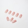 KXAMELIE Baby Pink Press on Nails Medium Coffin Gel Natural