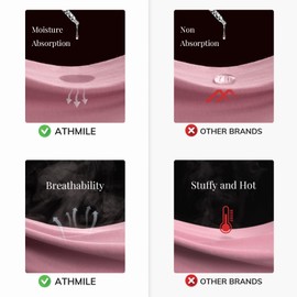 ATHMILE Women's Oversized T Shirts Striped Short Sleeve Crewneck Summer Tops Casual Loose Basic Tee Shirts 2025 Beach