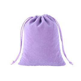 Sansam Small Velvet Gift Bags with Drawstring, 20pcs 4.0x4.8 Inch Lavender Drawstring Velvet Cloth Jewelry Pouches