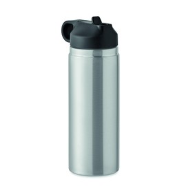 PromotionGift - Double wall bottle 500 ml - Matt Silver