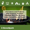 GreenSpark Natural All Weather Fire Starters 70 Pcs, Smoker, BBQ,