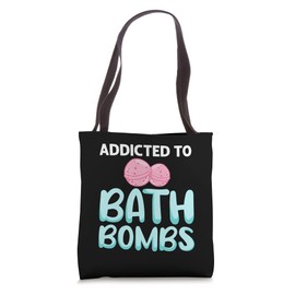 Bath Bombs Making Bathing Bomb Bubble Lavender Tote Bag