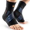 WHCOOL Ankle Support 1 Pair, Knitted Bandage with 30% Wider