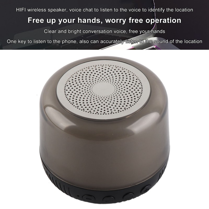 Wireless Bluetooth Speaker Multifunction HiFi Stereo Deep Bass Dazzling Light