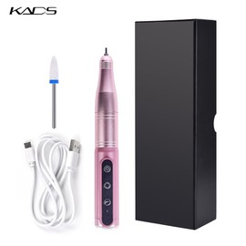 KADS Rechargeable 35000RPM Nail Drill Machine Portable Cordless Electric Nail File for Acrylic Nails Professional Manicure Tool