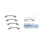 Pack of 4 Belt Hangers Stainless Steel A4 Belt Width