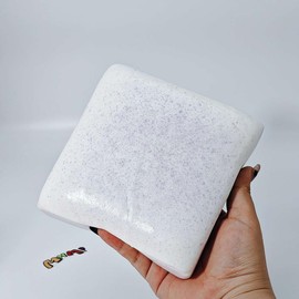 MHM Squishy Series Strawberry Milk Toast  Stress Relieving Toy with Sticky, Moist, Soft and Slow Bouncing Foods:_taro Milk toast