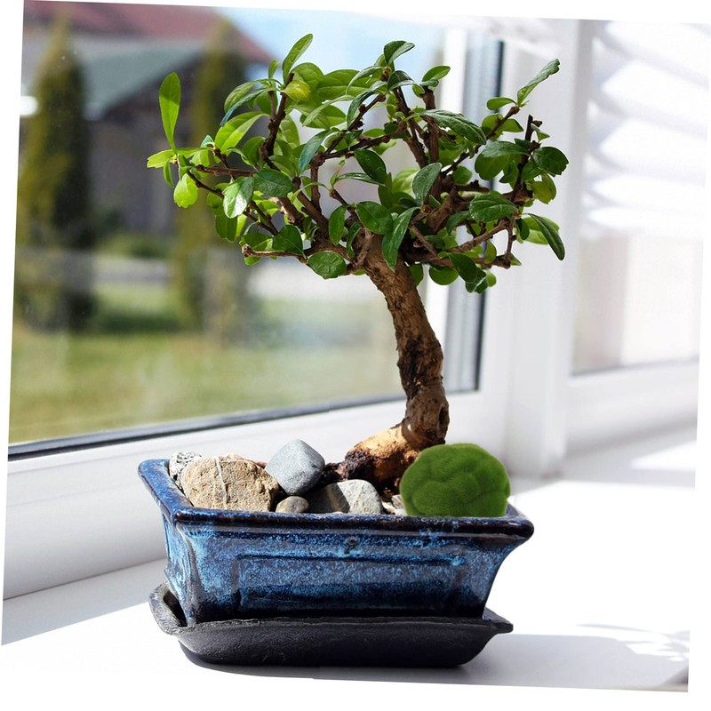 STOBOK 1pc Artificial Mossy Stone for Micro Landscape Decoration Green