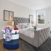 COMSE Extra Large Blanket Basket, Tall Laundry Basket, Nursery Hamper,