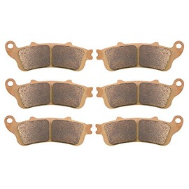 AHL Front & Rear Brake Pads Set for Honda ST1300 / ST1300 Pan European (ABS & Non ABS) 2002-2007 (Sintered copper-based)