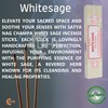 Satya Nag Champa White Sage Incense Sticks - Hand Rolled