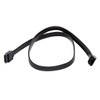 24 inch SATA 6Gbps Cable w/Locking Latch Black, CNE558172