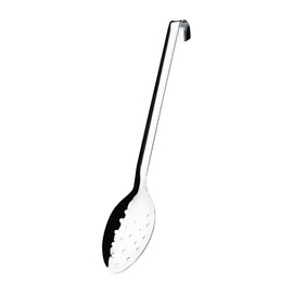 Vogue L671 Perforated Spoon with Hook, 14" Long