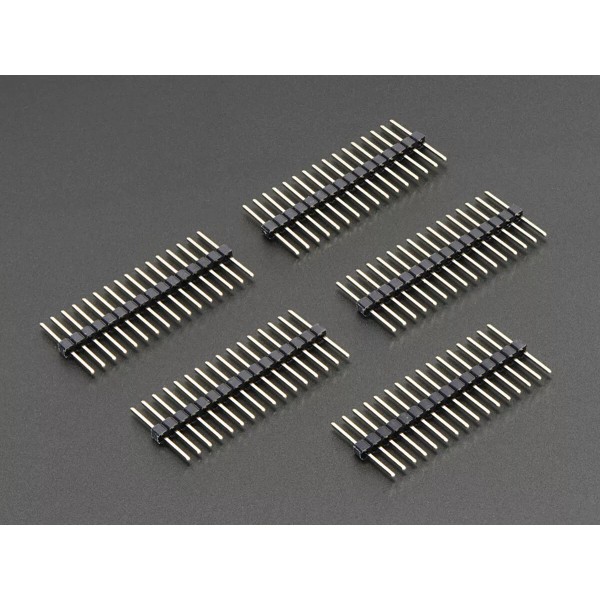 Adafruit [3DMakerWorld] Adafruit Extra-long break-away 0.1" 16-pin male header (5pk)