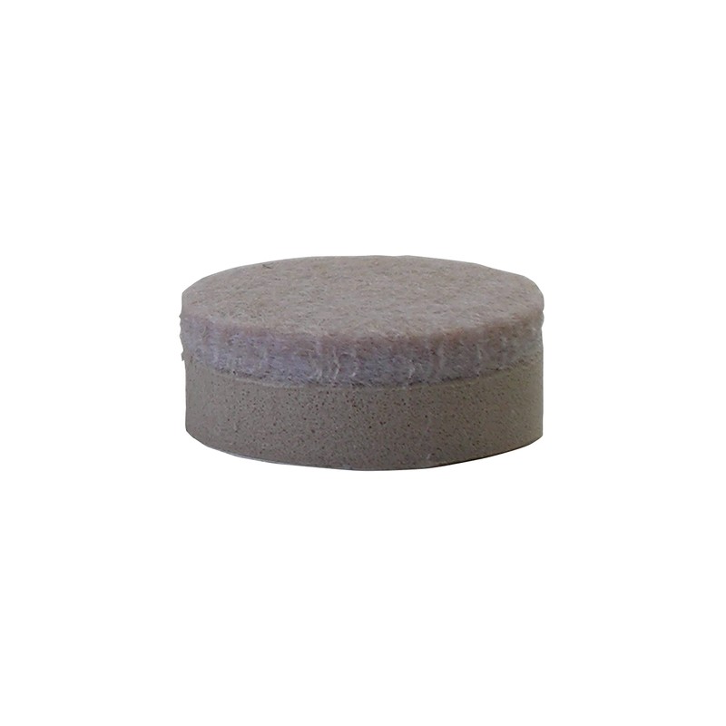 Shepherd 1" Round Leveling Self-Adhesive Felt Furniture Sliders for Hard