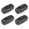 sourcing map Inline Cord Switch AC 250V 3A On-Off-On Control