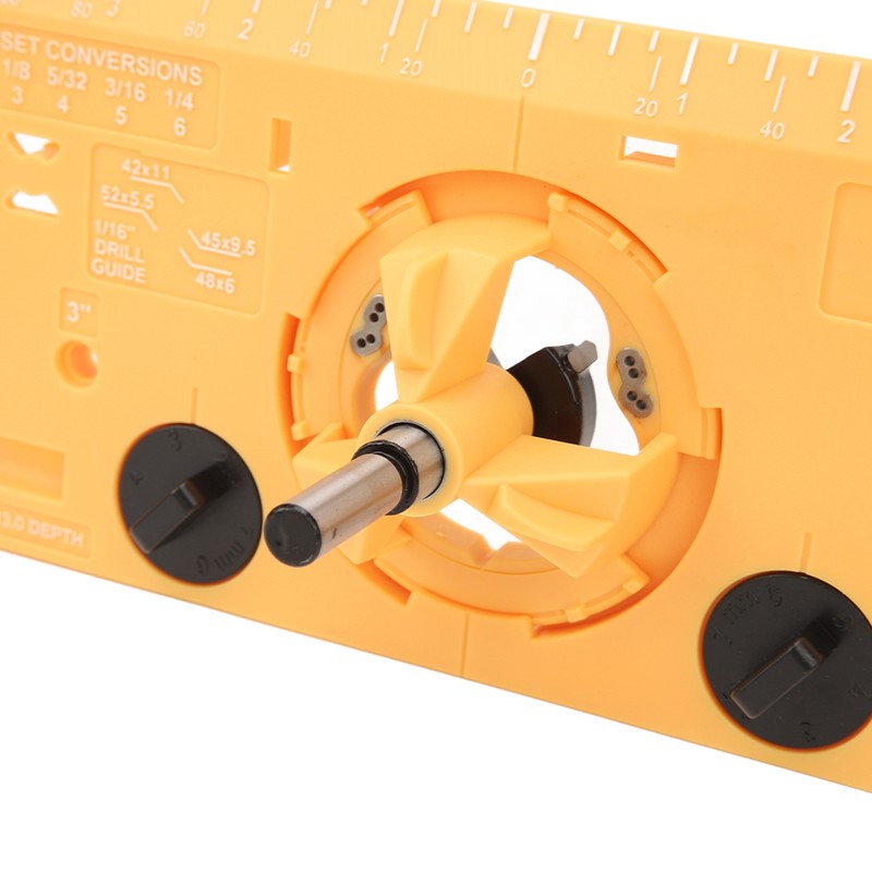 35mm Hinge Boring Jig Woodworking Hinge Hole Drilling Guide Locator