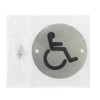 Fire Door Guru® Disabled Toilet Door Sign - 76mm Disc