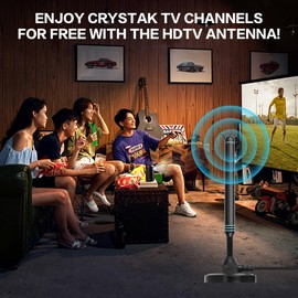 YAODHAOD TV Antenna Indoor Antenna for Smart TV for Long Range Receptionand All Smart TVs HD Digital Antenna
