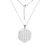 Sacred Geometry Necklace Flower of Life Pendant Necklace Stainless Steel