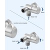 Hibbent All Metal Solid Brass Shower Arm 3-Way Diverter Valve