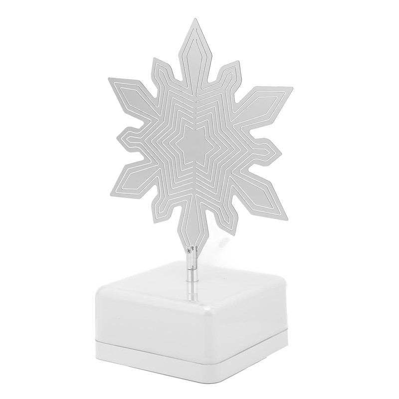 3D Metal Sheet Night Light Rotation Rechargeable Decoration 3D Night