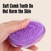 Portable Egg Shaped Brush Combing Brush Easy to Comb Scalp
