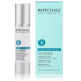Repechage Hydra Dew Pure Facial Moisturizer - 1.6 oz Moisturizer Face Cream for Dry Sensitive Skin - Replenishes and Seals Moisture for Men & Women - Hydrating Face Moisturizer