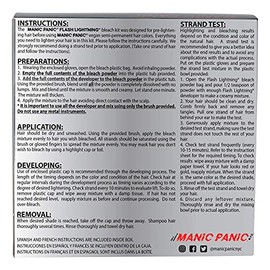Manic Panic Flash Lightning Hair Bleach Kit 40 Volume.