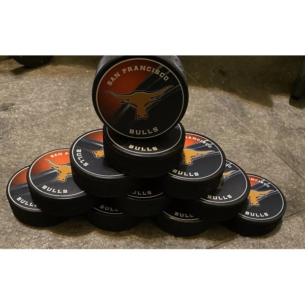 Sherwood San Francisco Bulls Souvenir Puck