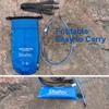 Shurex Gravity-Fed Water Bag for Sawyer Survival Water Filter Straw,