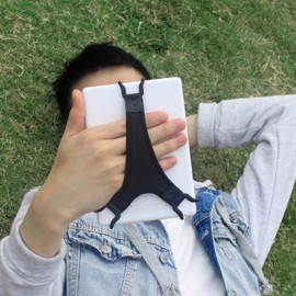 TFY Kindle E-Readers Security Finger Grip Hand Strap Holder - 6 inch Kindle Paperwhite/Voyage/Oasis/Nook GlowLight Plus/PRS-300 / PRS-350 Kobo Aura/Kobo Touch 2.0 (Black)