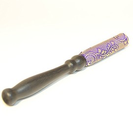 りん棒 【綴れ巻 りん棒 紫色 5号 大サイズ 】 仏具 おりん