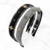(2 types) Burnaby Unique Gold Pendant Hairband Warm Gray /