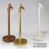 Paper Towel Holder Countertop, Gold Paper Towel Stand with Bird