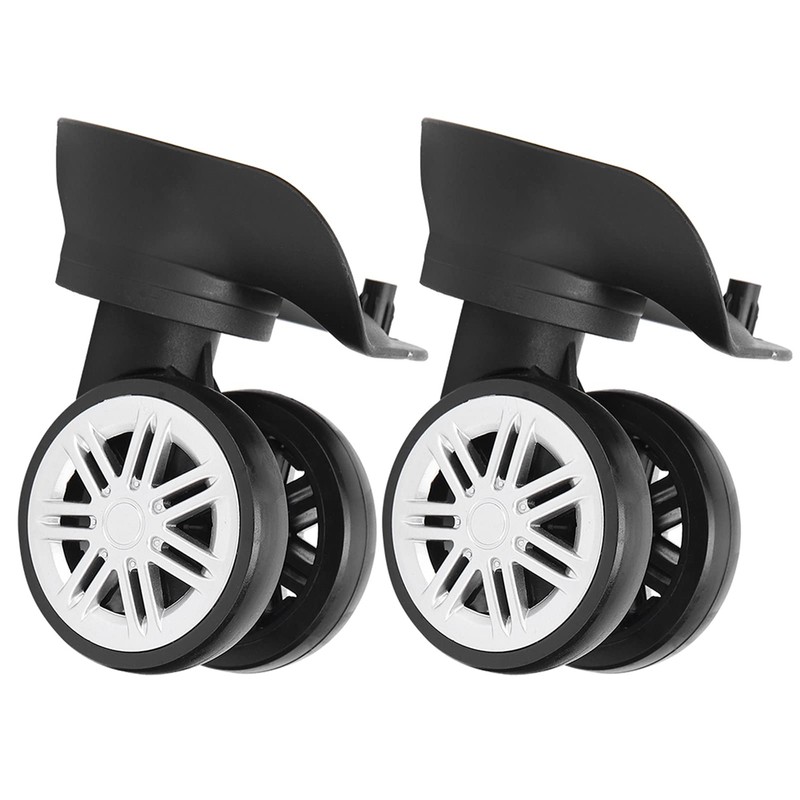 Ausla 1 Pair Luggage Suitcase Trunk Replacement Universal Wheel Replacement