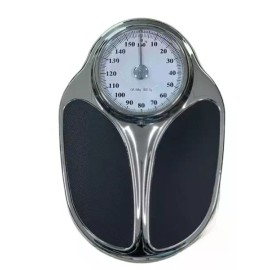 기계식 아날로그 바늘식 미끄럼방지 다이어트 가정용 저울 [C500 블랙 다이얼 화이트 숫자 160kg] Mechanical Analog Needle Type Non-Slip Diet Home Scale [C500 Black Dial White Numbers 160kg]