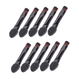 Healeved 2sets Eye Shadow Brush Sponge Double Sided Makeup Brush Makeup Tool Soft Foam Scratch-free Easy Application 50pcs*2