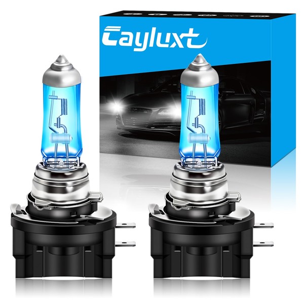Cayluxt H11B Halogen Headlight Bulb, 55W 5000K Bright White Low