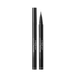 MACQUEEN NEWYORK Waterproof Pen Eyeliner 0.02 oz (0.6 g), Resistant to Water, Sweat and Tears, Easy to Use, Korean Cosmetics (#01 Deep Black)