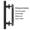 WOLFBIRD 24 cm Barn Door Handle, Sliding Door Pull Handle,