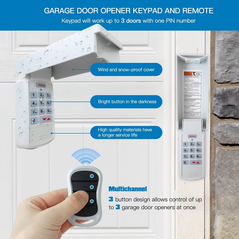 Keyless Entry System for Genie OKP-BX & GK-R, for Overhead