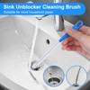 Yuanchu 2 Pack Flexible Drain Cleaning Brush, 23.6inch Long Drain