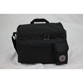 Transworld Durable Deluxe Insulated Lunch Cooler Bag (Many Colors and Size Available) (12'x10'x8 1/2', Black)