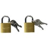 Topzone 25mm 1" inch Small Mini Solid Brass Padlock with